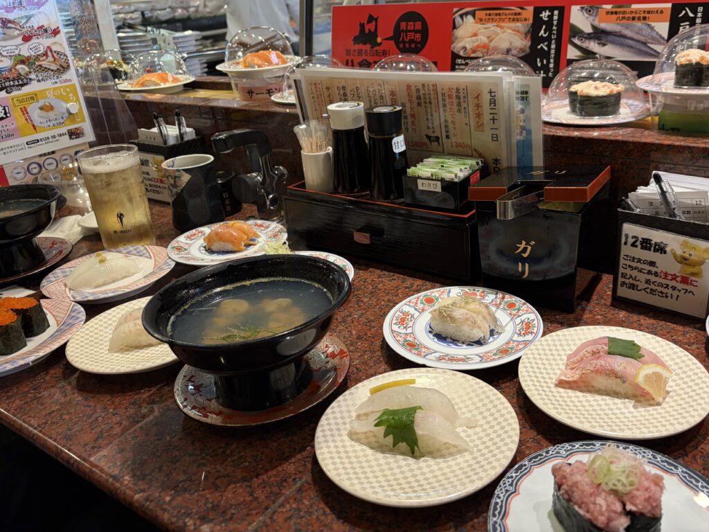 八食市場寿司の寿司