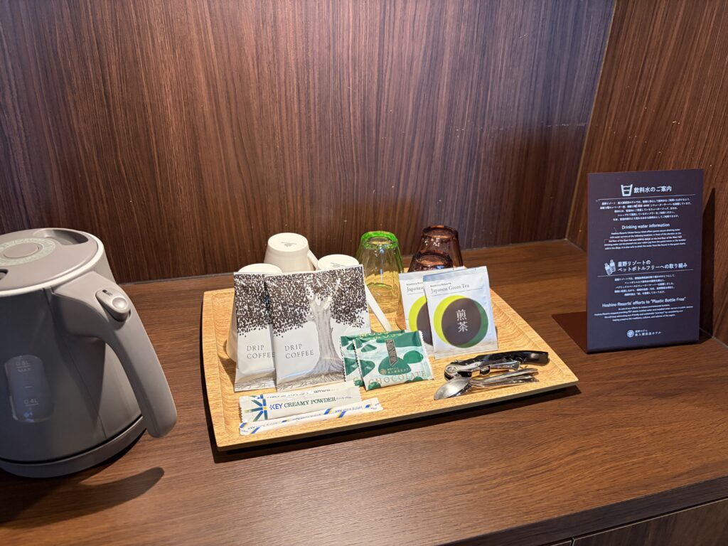 奥入瀬渓流ホテルのお茶菓子